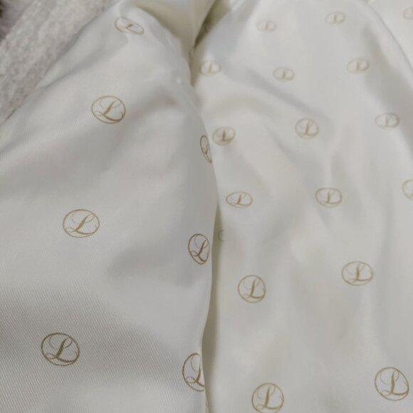 Luxelim Ivory Classic Boucle Wool Tweed Gold Tone Buttons Cropped Jacket Size XS - Picture 6 of 14